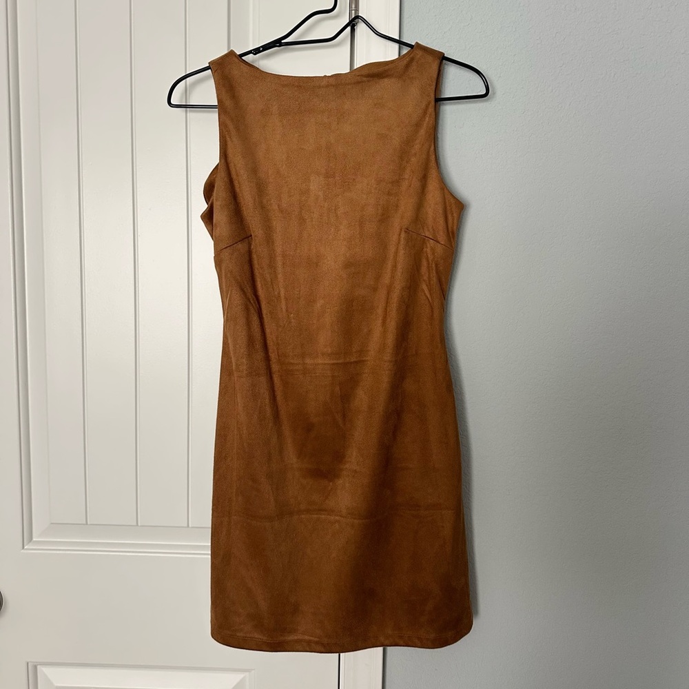 Suede Mini Dress
